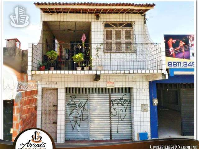 Casa com ponto comercial no Montese - Fortaleza/CE