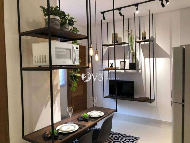 Apartamento com 2 dormitórios à venda, 39 m² por R$ 200.000,00 - Vila Esperança - São Paulo/SP