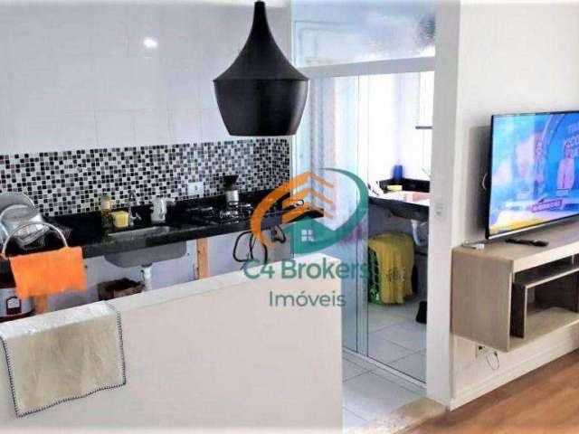 Apartamento com 2 dormitórios à venda, 45 m² por R$ 245.000,00 - Jardim Guilhermino - Guarulhos/SP