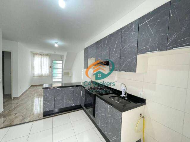 Casa com 2 dormitórios para alugar, 54 m² por R$ 2.468,00/mês - Jardim Nova Cidade - Guarulhos/SP