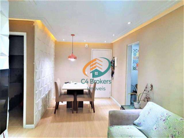 Apartamento com 2 dormitórios à venda, 67 m² por R$ 330.000,00 - Vila Milton - Guarulhos/SP