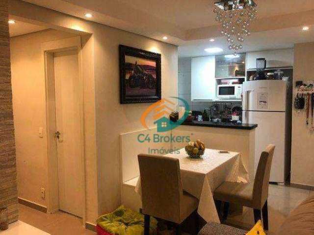 Apartamento com 2 dormitórios à venda, 43 m² por R$ 340.000,00 - Jardim Las Vegas - Guarulhos/SP