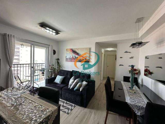 Apartamento com 2 dormitórios à venda, 50 m² por R$ 385.000,00 - Vila Augusta - Guarulhos/SP