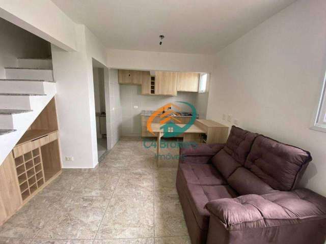 Apartamento Duplex com 1 dormitório à venda, 44 m² por R$ 320.000,00 - Vila Galvão - Guarulhos/SP