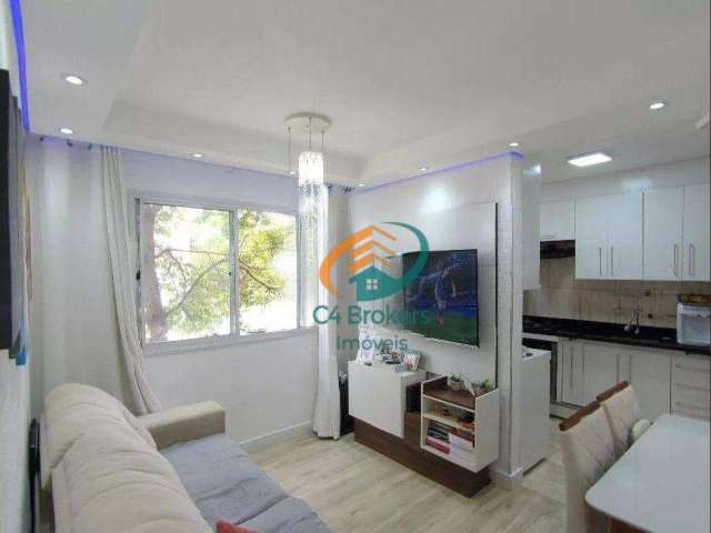 Apartamento com 2 dormitórios à venda, 45 m² por R$ 310.000,00 - Jardim Cocaia - Guarulhos/SP