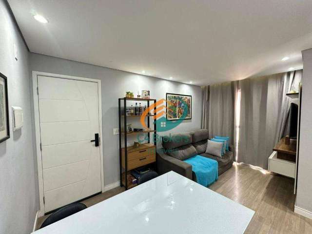 Apartamento com 2 dormitórios à venda, 49 m² por R$ 330.000,00 - Jardim Rossi - Guarulhos/SP