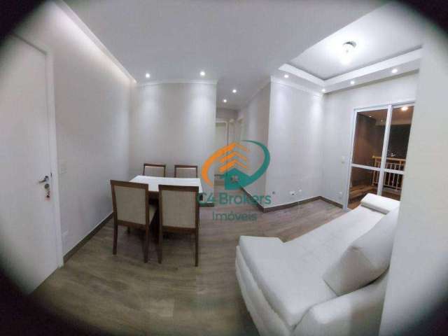 Apartamento com 2 dormitórios à venda, 53 m² por R$ 479.000,00 - Vila Augusta - Guarulhos/SP