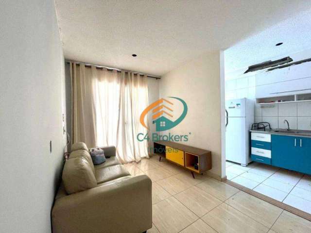 Apartamento com 2 dormitórios à venda, 49 m² por R$ 290.000,00 - Jardim Bela Vista - Guarulhos/SP