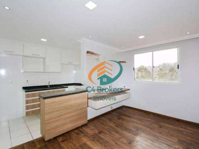 Apartamento com 2 dormitórios à venda, 44 m² por R$ 280.000,00 - Jardim Las Vegas - Guarulhos/SP