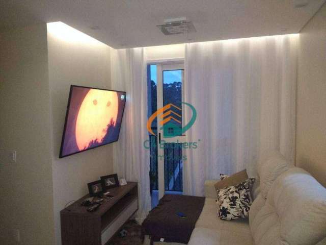 Apartamento com 3 dormitórios à venda, 57 m² por R$ 335.000,00 - Jardim Las Vegas - Guarulhos/SP