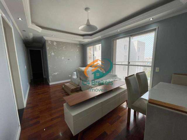 Apartamento com 3 dormitórios à venda, 67 m² por R$ 530.000,00 - Vila das Bandeiras - Guarulhos/SP