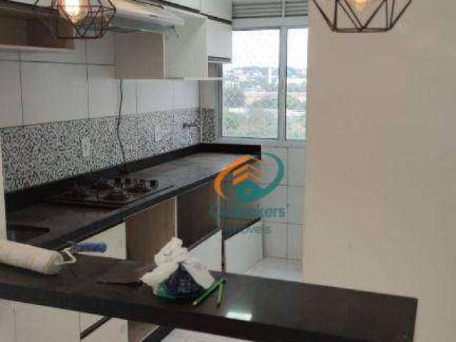 Apartamento com 2 dormitórios, 47 m² - venda por R$ 195.000,00 ou aluguel por R$ 1.305,00/mês - Cidade Nova Bonsucesso - Guarulhos/SP