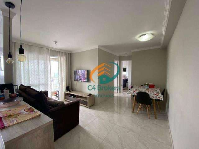 Apartamento com 2 dormitórios à venda, 50 m² por R$ 404.000,00 - Vila Augusta - Guarulhos/SP