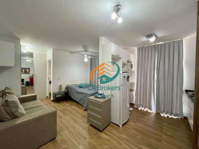 Studio com 1 dormitório, 38 m² - venda por R$ 352.000,00 ou aluguel por R$ 2.513,00/mês - Vila Augusta - Guarulhos/SP