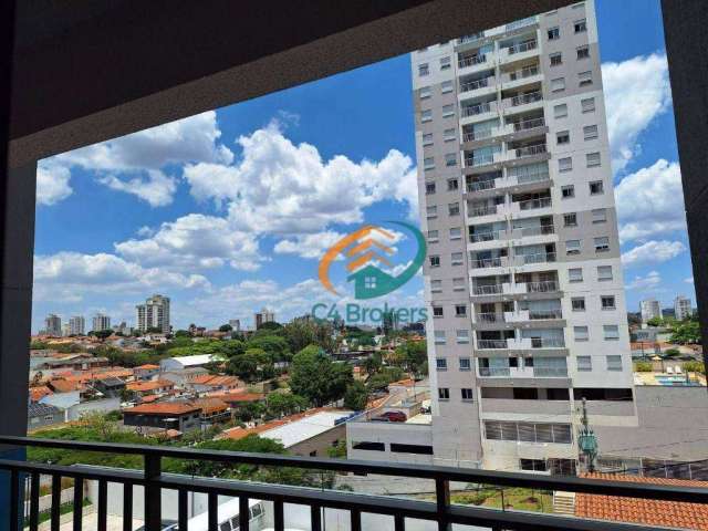 Apartamento com 1 dormitório para alugar, 43 m² por R$ 2.495,00/mês - Vila Rosália - Guarulhos/SP