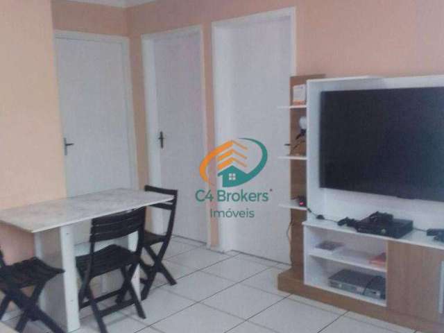 Apartamento com 2 dormitórios à venda, 45 m² por R$ 135.000,00 - Jardim Guilhermino - Guarulhos/SP