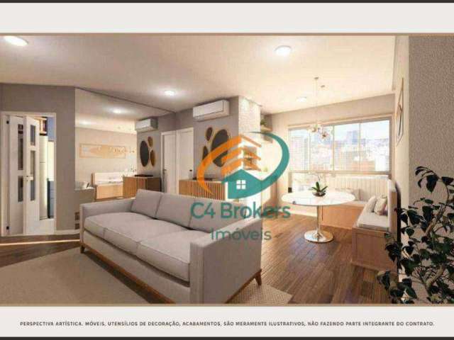 Apartamento com 3 dormitórios à venda, 98 m² por R$ 943.263 - Vila das Palmeiras - Guarulhos/SP