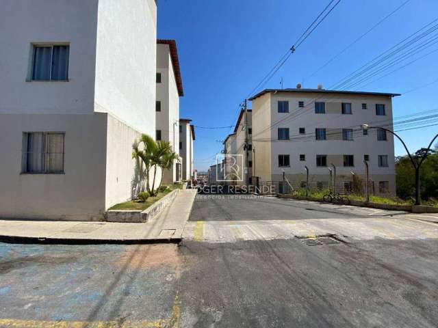 Apartamento com 2 dormitórios à venda, 45 m² por R$ 130.000,00 - Duque de Caxias - Betim/MG