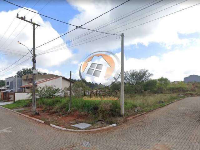 Terreno de esquina no loteamento bela vista ao lado da av. mauá