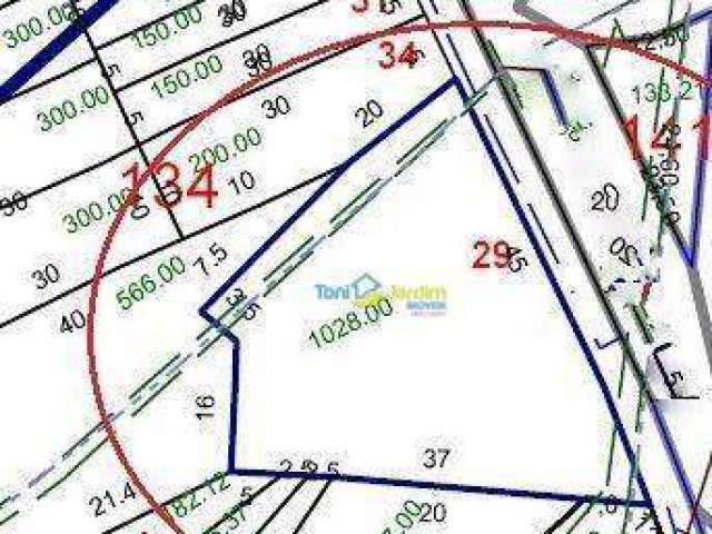 Terreno à venda, 1100 m² por R$ 2.500.000,00 - Vila Pires - Santo André/SP