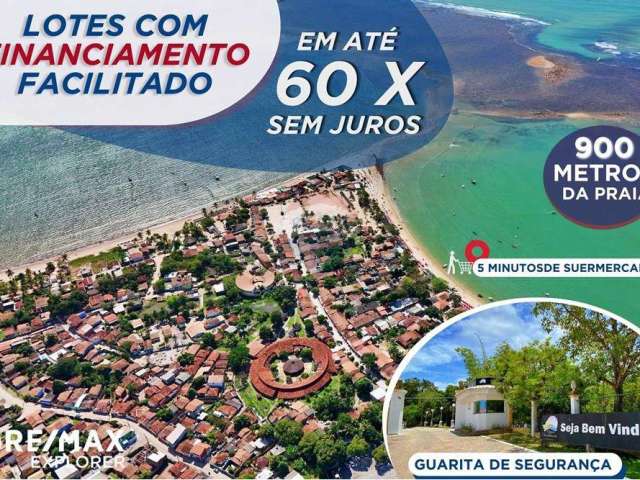 Lotes com financiamento próprio em até 60 X Sem Juros em Porto Seguro / Coroa Vermelha