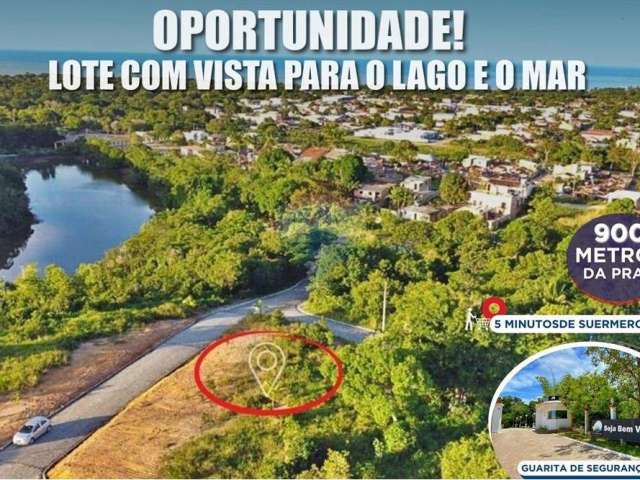 Lote com vista para o mar em Santa Cruz Cabrália, Bahia.