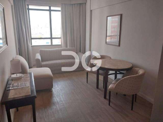 Flat para locação em Campinas, Centro, com 1 quarto, com 45 m², L`hirondelle Flat Service