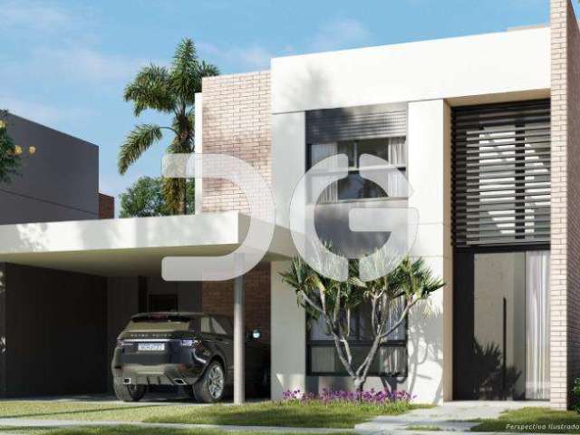 Casa à venda em Campinas, Alphaville Dom Pedro, com 3 suítes, com 230 m², Reserva Alpha Galleria