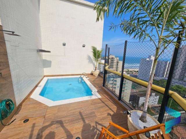 Cobertura com 3 dormitórios à venda, 200 m² por R$ 1.299.000,00 - Aviação - Praia Grande/SP