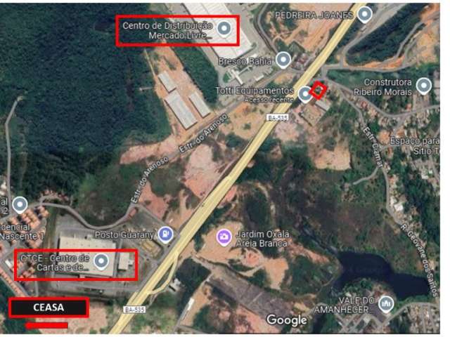 Terreno de Esquina de 886m² à Venda em Área Estratégica na BA-535, Próximo à CEASA e CDs