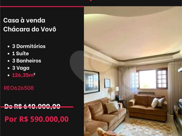 Casa com 3 quartos à venda em Chácara Do Vovô - SP