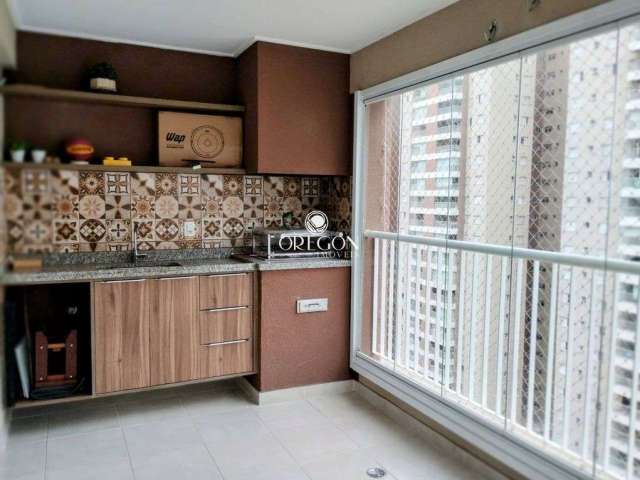 Apartamento no Jardim das Industrias com 100m, 3 dorm, varanda gourmet e lazer