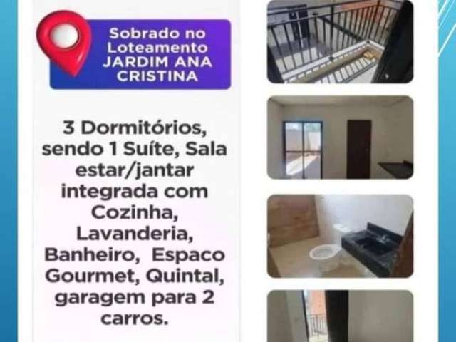 ✅ Sobrado em via pública com 3 dormitórios , sendo 1 com suíte -