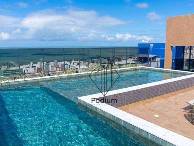 Apartamentos nas proximidades de Restaurantes, academias, supermercado e a 480m da praia do  Bessa / Aeroclube - AP0329