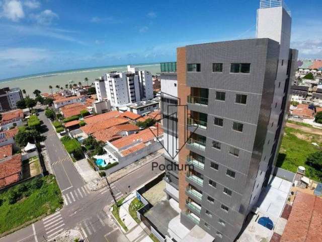 Apartamentos com varanda / sacada e excelente localização a 220m da praia do Poço / Cabedelo - AP0887