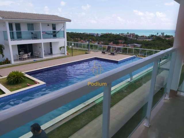 Casa / sobrado com vista para o mar no condomínio fechado em Jacumã - CA0081