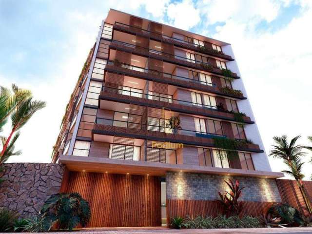 Apartamentos com varanda / sacada a 145m da praia de Intermares- AP1184