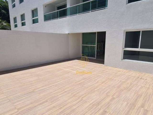 Apartamentos térreos a  100m da praia do Cabo Branco - AP1365