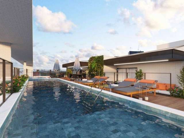 Apartamentos com varanda/ sacada a 450m da praia de Intermares - AP1387