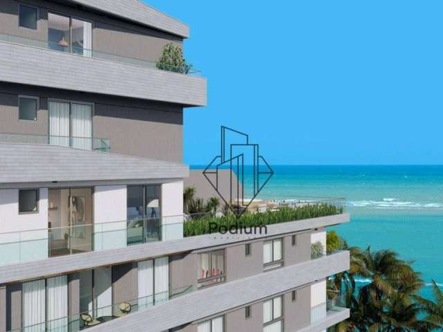 Apartamento térreo com área privativa a 78m da praia do poço/Cabedelo. AP1534.-