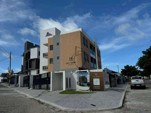 Apartamentos térreo  com varanda /sacada e área privativa, nas proximidades da BR-230 no bairro de Brisamar - AP1886