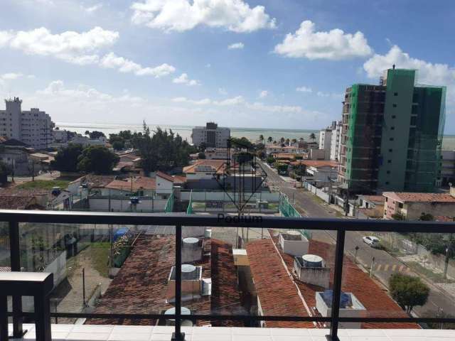 Apartamento com varanda / sacada gourmet e vista para o mar da praia do Poço/ Cabedelo - AP1991