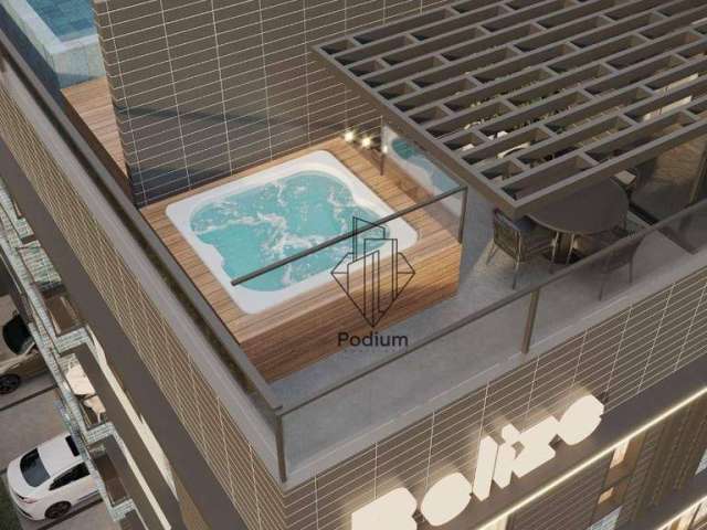 Cobertura Duplex com jacuzzi privativa e elevador a 450m da praia de Intermares - CO0241