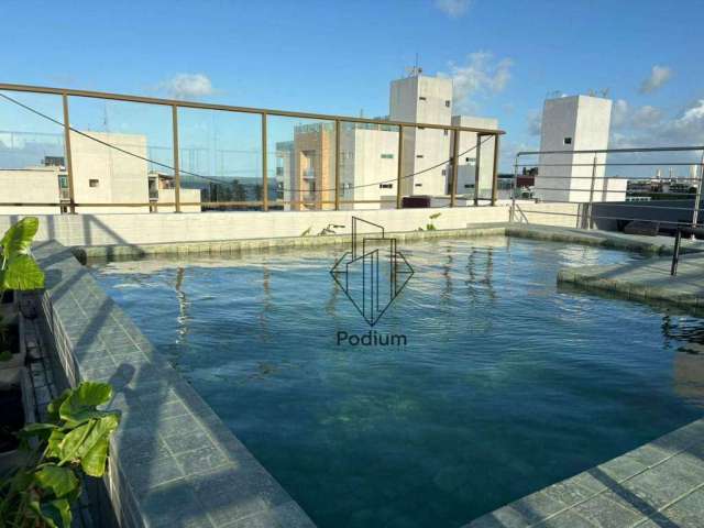 Cobertura Duplex com Jacuzzi privativa a 50m do mar da praia de Intermares - CO0270