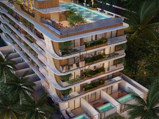 Flats térreo pé na areia com área privativa no bairro do Bessa / Jardim Oceania - FL0637