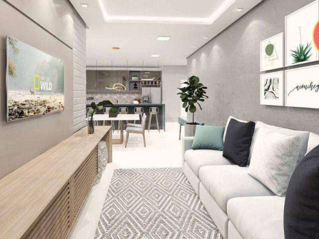 Apartamento à venda, 82 m² por R$ 370.000,00 - Ocian - Praia Grande/SP