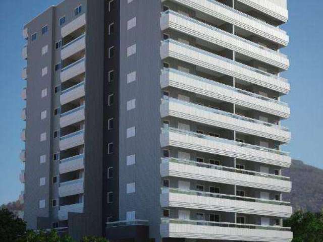 Apartamento com 1 quarto  à venda, 54 m² por R$ 473.000 - Vila Guilhermina - Praia Grande/SP