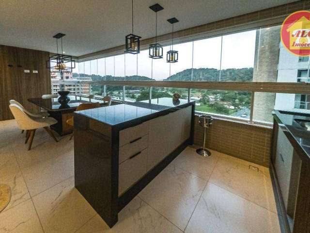 Apartamento com 4 quartos  à venda, 147 m² por R$ 1.950.000 - Canto do Forte - Praia Grande/SP