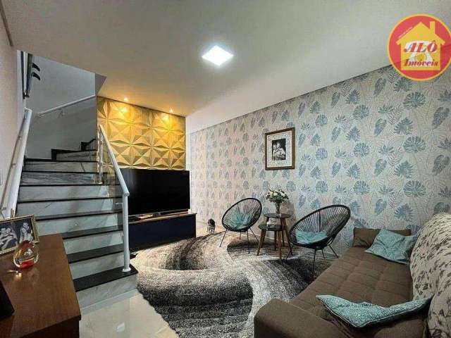 Sobrado com 2 quartos à venda, 81 m² por R$ 365.000 - Caiçara - Praia Grande/SP