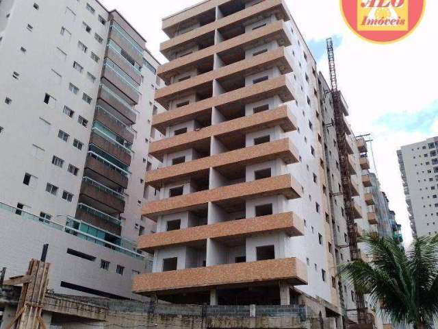 Apartamento com 1 quarto à venda, 43 m² por R$ 290.000 - Vila Guilhermina - Praia Grande/SP